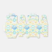 Cool Blue & Green Boys Outer Space Astronaut Bedankdoosjes (Uitgevouwen)