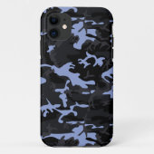 Cool Blue Highlights Camo Case-Mate iPhone Case (Achterkant)
