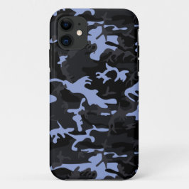 Cool Blue Highlights Camo Case-Mate iPhone Case