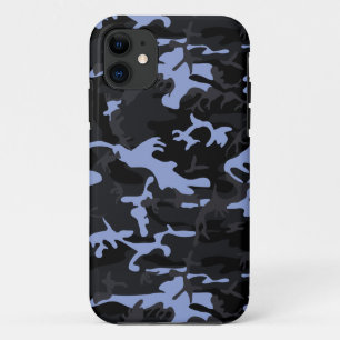 Cool Blue Highlights Camo Case-Mate iPhone Case
