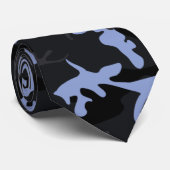 Cool Blue Highlights Camo Stropdas (Opgerold)