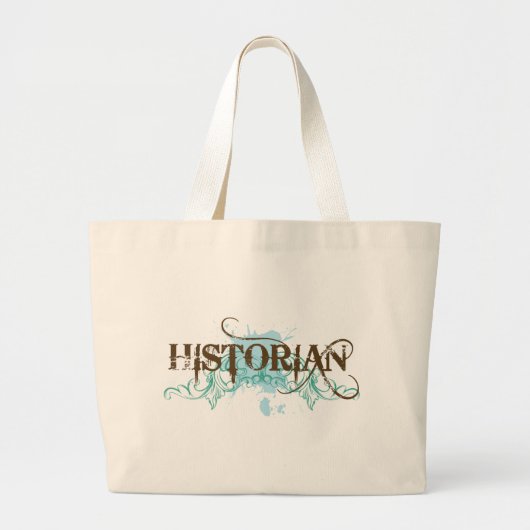 Cool Blue Historian Canvas tas (Voorkant)