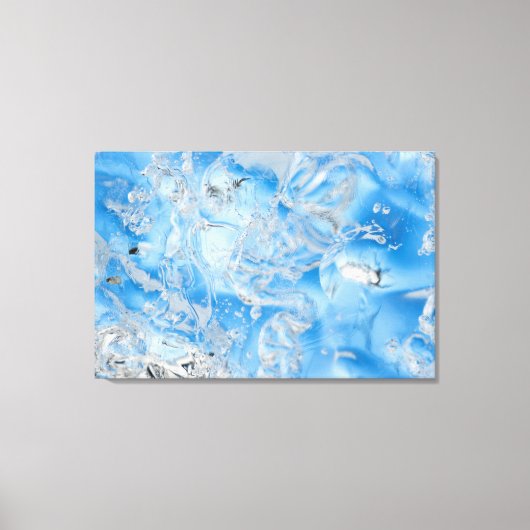Cool Blue Iceberg Canvas Afdruk (Voorkant)