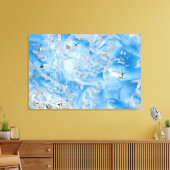 Cool Blue Iceberg Canvas Afdruk (Insitu (Woonkamer))
