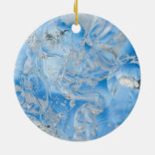 Cool Blue Iceberg Keramisch Ornament (Achterkant)