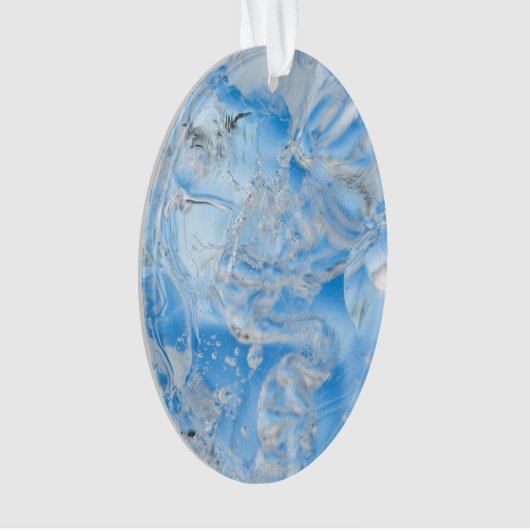 Cool Blue Iceberg Ornament (voorkant)