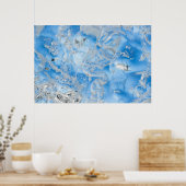 Cool Blue Iceberg Poster (Keuken)