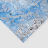 Cool Blue Iceberg Tissuepapier (Detail)