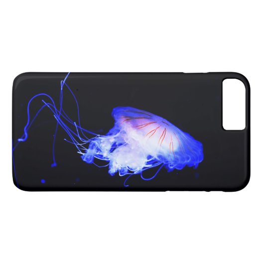 Cool Blue Jellyfish Scuba Diver Swimmer Explorer Case-Mate iPhone Case (Achterkant (Horizontaal))