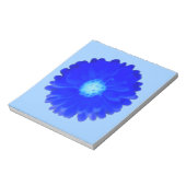 Cool Blue Marigold-laptop Notitieblok (Linkerzijde)