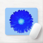 Cool Blue Marigold Mousepad Muismat (Met muis)