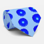 Cool Blue Marigold Stropdas (Opgerold)