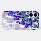 Cool Blue Melting Effect Abstract Case-Mate iPhone Case (Achterkant (horizontaal))