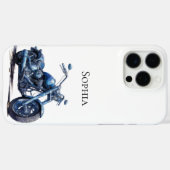 Cool Blue Motorcycle Case-Mate iPhone Case (Achterkant (horizontaal))