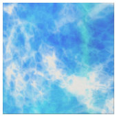 Cool Blue Ocean Surf Waves Patroon Stof (Close Up)