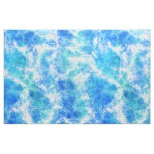 Cool Blue Ocean Surf Waves Patroon Stof