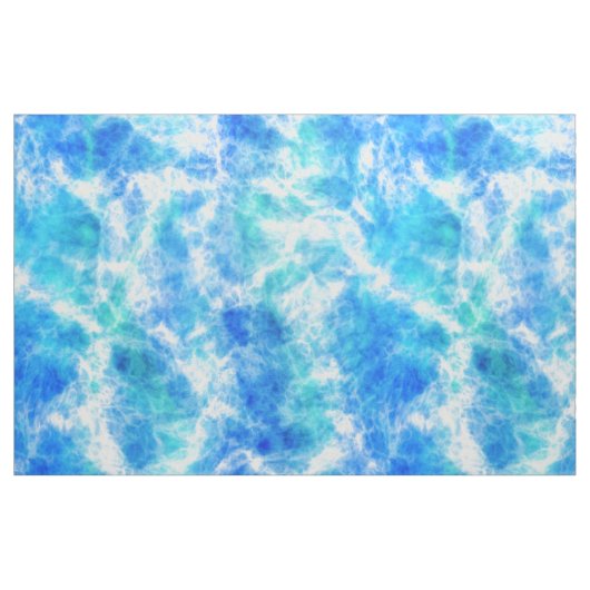 Cool Blue Ocean Surf Waves Patroon Stof (Fat Quarter)