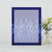 Cool Blue op Blue Racing Flames (Staand voorkant)