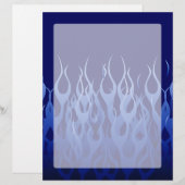 Cool Blue op Blue Racing Flames (Voorkant / Achterkant)