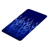 Cool Blue op Blue Racing Flames decoratief Magneet (Linkerzijde)