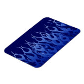 Cool Blue op Blue Racing Flames decoratief Magneet (Linkerzijde)