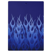 Cool Blue op Blue Racing Flames Klembord (Achterkant)