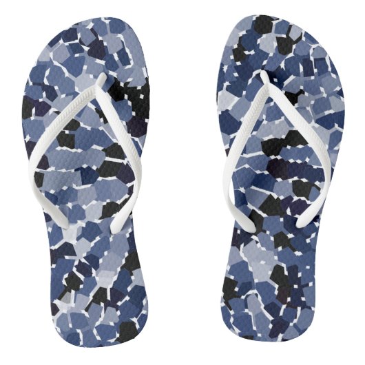 COOL Blue Patroon Teenslippers (Voetbed)