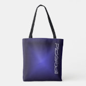 Cool Blue Pickleball Logo Tote Bag (Achterkant)