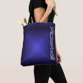 Cool Blue Pickleball Logo Tote Bag (Dichtbij)