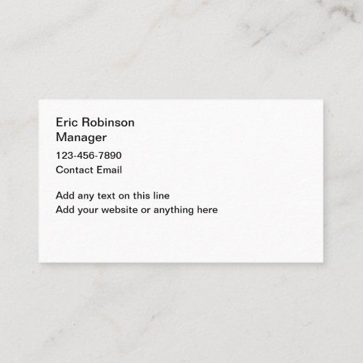 Cool Blue Pool Service Professional Visitekaartje (Achterkant)