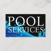 Cool Blue Pool Service Professional Visitekaartje (Voorkant)