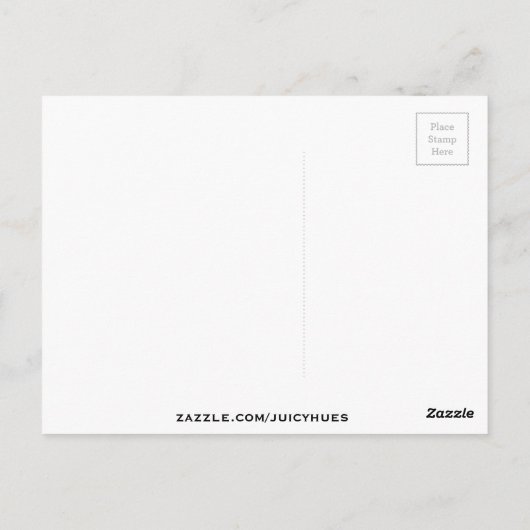 Cool Blue-poolpartij Summer vibe Briefkaart (Achterkant)