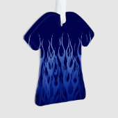 Cool Blue Racing Vlammen Ornament (voorkant)