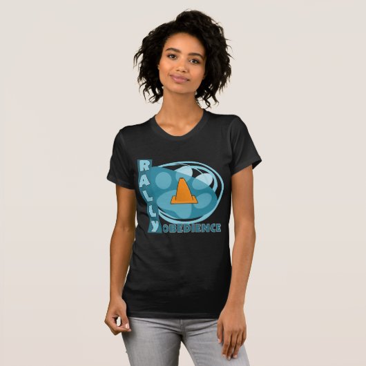 Cool Blue Rally Obedience T-shirt (Voorkant volledig)