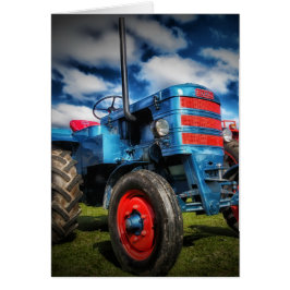 Cool Blue Red Antiek Tractor-cadeaus voor landbouw