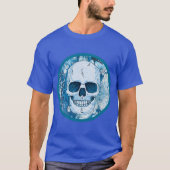 Cool Blue Skull T-shirt (Voorkant)