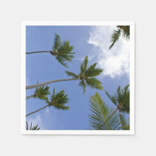 Cool Blue Sky en palmbomen Servet