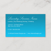 Cool Blue Sky Laundry Services Visitekaartje (Achterkant)