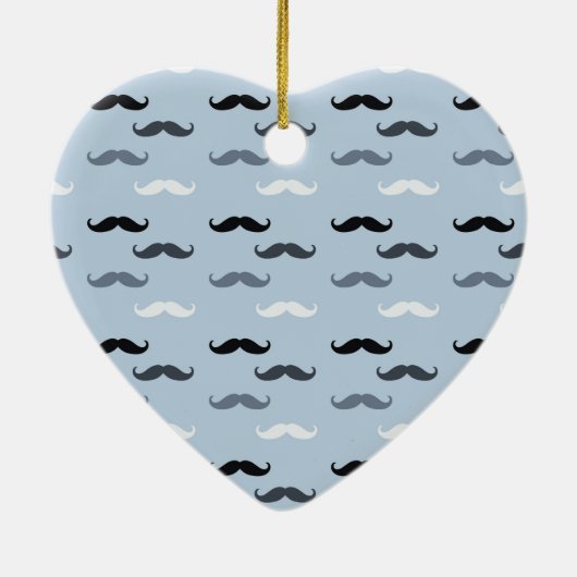 Cool Blue snorren Keramisch Ornament (Achterkant)