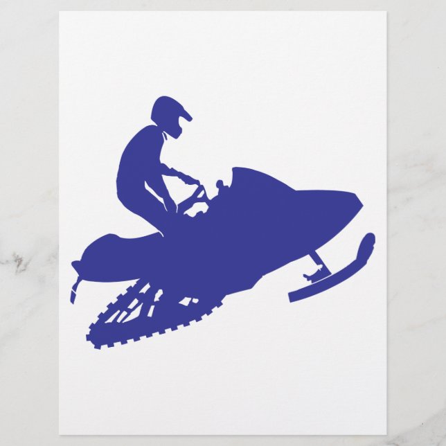 Cool Blue Snowmobiler (Voorkant)