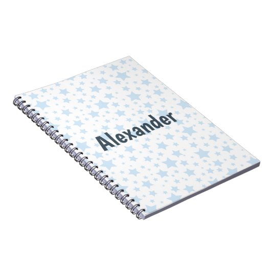 Cool Blue Stars Notitieboek (Rechterzijde)