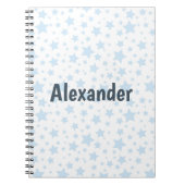Cool Blue Stars Notitieboek (Voorkant)