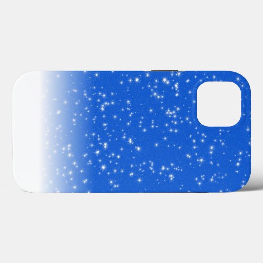 Cool Blue Texture OtterBox iPhone Case (Achterkant (horizontaal))