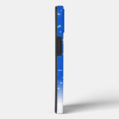 Cool Blue Texture OtterBox iPhone Case (Achterkant / Rechts)