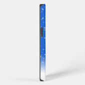 Cool Blue Texture OtterBox iPhone Case Hoesje (Rechterkant)