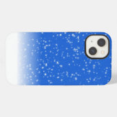 Cool Blue Texture OtterBox iPhone Case Hoesje (Achterkant horizontaal)