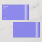 Cool Blue Visitekaartje (Voorkant / Achterkant)