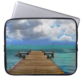 Cool Blue Waters Laptop Sleeve