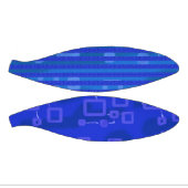 Cool Blue White Geometric Stripes Basketbal (Panelen)