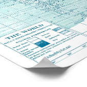 Cool Blue World Poster (Hoek)